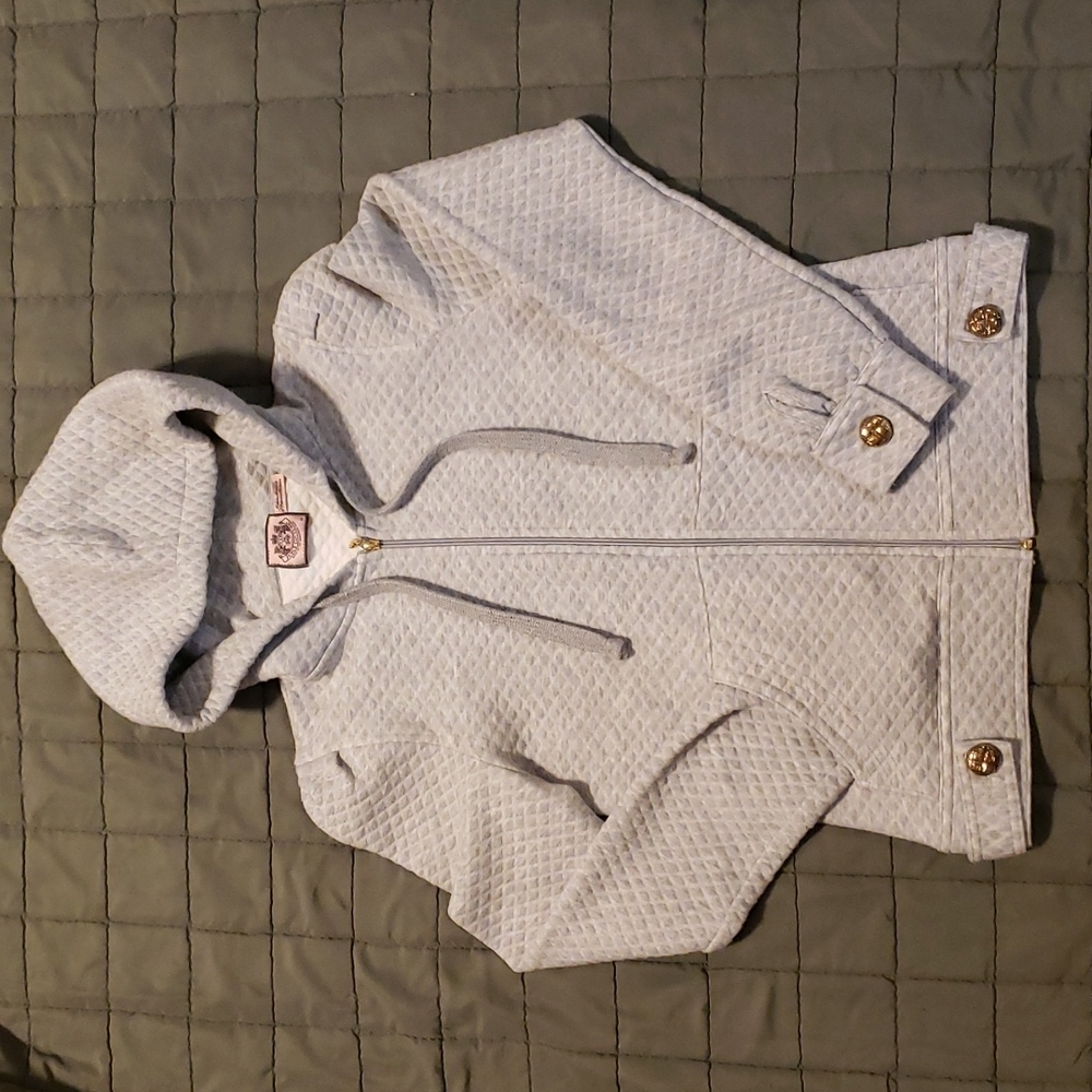 JUICY COUTURE SOFT QUILTED JACKET SIZE MEDIUM